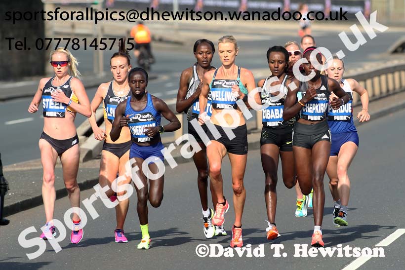 Womens Great North Run. Photo: David T. Hewitson/Sports for All Pics